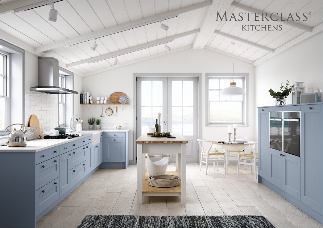 Solva Coastal Mist Scots Grey Kitchen designed and installed in Salisbury, Wiltshire