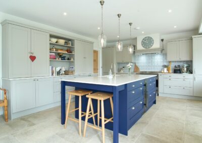 Modern Shaker Kitchen designed and installed in Ringwood, Hampshire